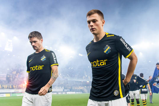 AIKs Mikael Lustig och Erik Ring