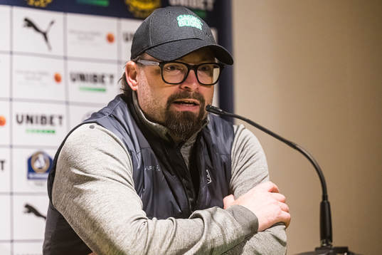 Varbergs huvudtränare Joakim Persson