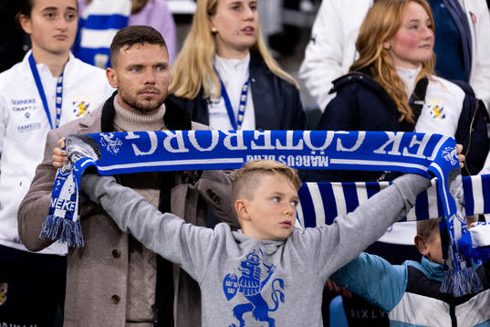 IFK Göteborgs Marcus Berg på läktaren