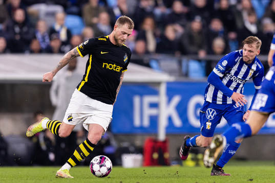 AIKs John Guidetti och IFK Göteborgs Sebastian Eriksson