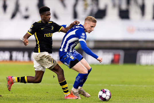 AIKs Josafat Mendes och IFK Göteborgs Oscar Wendt