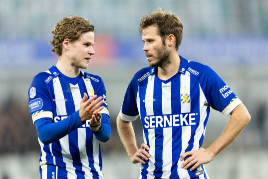 IFK Göteborgs Gustaf Norlin och Emil Salomonsson