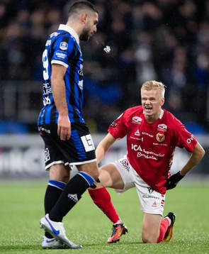 Sirius Edi Sylisufaj och Kalmars Axel Lindahl