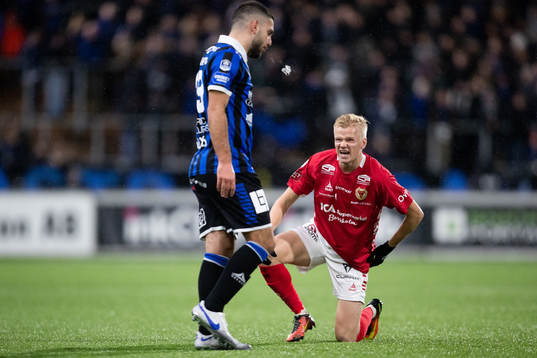 Sirius Edi Sylisufaj och Kalmars Axel Lindahl