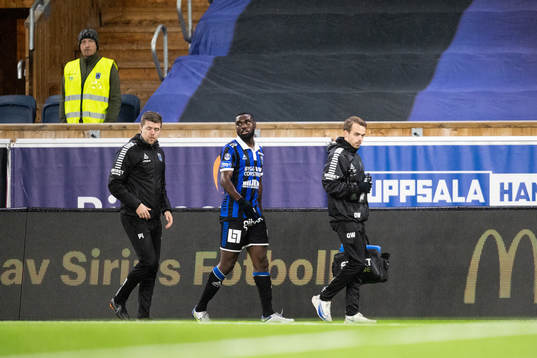 Sirius Patrick Nwadike med skada