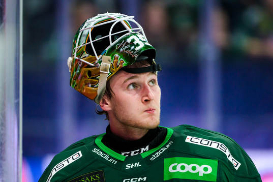 Färjestads målvakt Dennis Hildeby