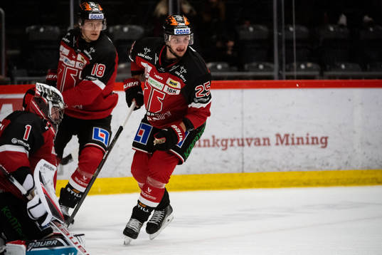 Örebros målvakt Jhonas Enroth, Rodrigo Abols och Philip