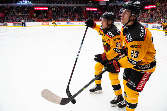 Luleås Juhani Tyrväinen och Jesper Sellgren
