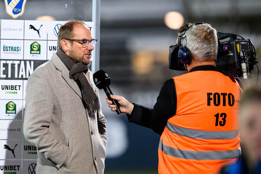 Halmstads tränare Magnus Haglund