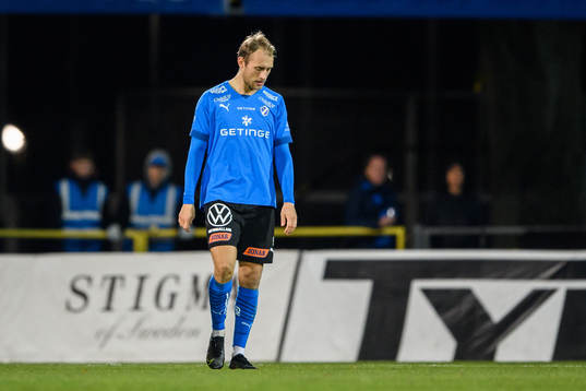 Halmstads Villiam Dahlström deppar