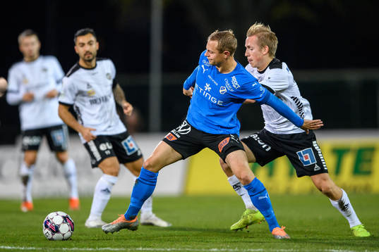 Halmstads Joel Allansson och Örebros David Seger