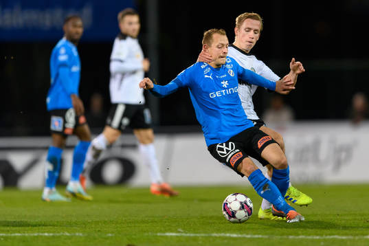 Halmstads Joel Allansson och Örebros David Seger