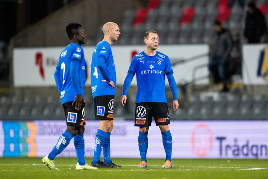 Halmstads Thomas Boakye, Andreas Johansson och Joel