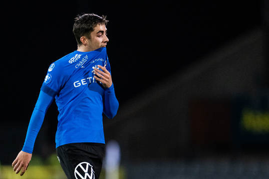 Halmstads Emil Tot Wikström deppar