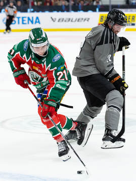 Frölundas Jere Innala och Brynäs Johannes Kinnvall