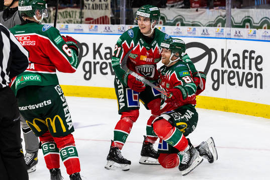 Frölundas Ryan Lasch jublar