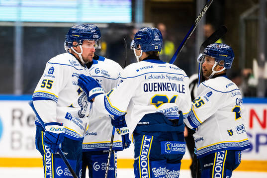 Leksands Jonas Ahnelöv jublar