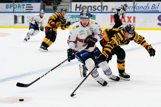 Växjös Joel Persson och Skellefteås Pär Lindholm