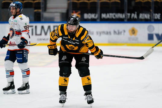 Skellefteås Tom Kühnhackl grinar illa