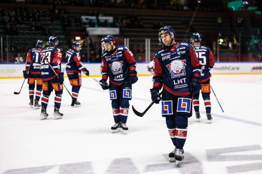 Linköpings Patrick Russell deppar