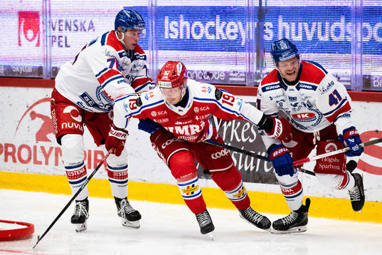 Oskarshamns Emil Lilleberg Johan Johnsson och Timrås Erik