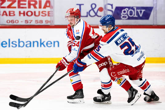 Timrås Jonathan Dahlén och Oskarshamns Johannes Salmonsson