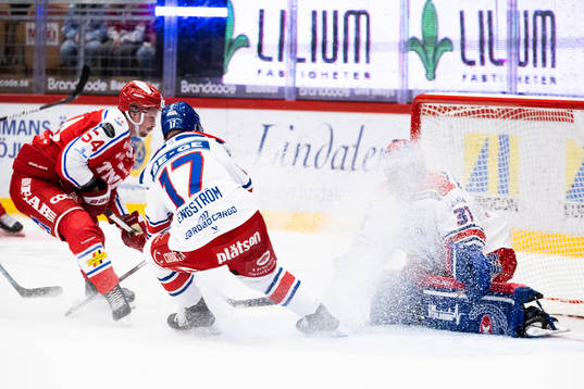 Timrås Jonathan Dahlén och Oskarshamns Jonas Engström