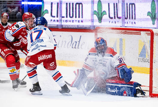 Timrås Jonathan Dahlén och Oskarshamns Jonas Engström