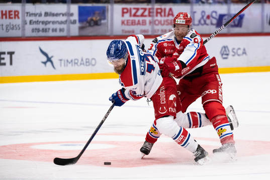 Oskarshamns Jiri Smejkal och Timrås Didrik Strömberg