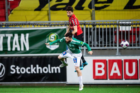 Brommapojkarnas Marijan Cosic och Brages Jonathan Syberg