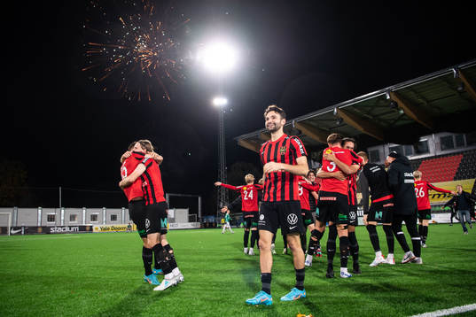 Brommapojkarnas Oscar Pettersson, Samuel Leach Holm och