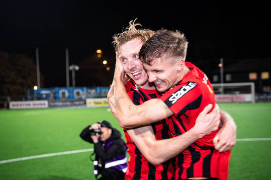 Brommapojkarnas Gustav Sandberg Magnusson och Samuel Leach