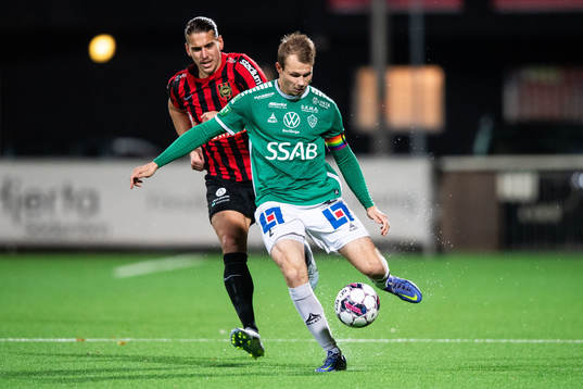 Brommapojkarnas Nikola Vasic och Brages Alexander