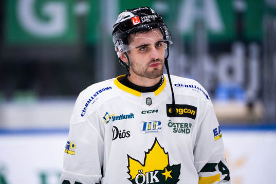 Östersunds Sam Miletic deppar