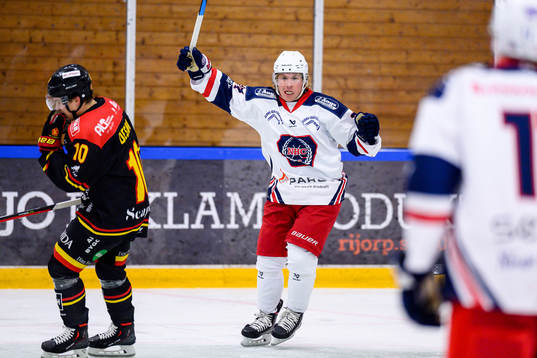 Nässjös Oskar Bengtsson jublar