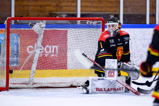 Alvestas målvakt Isak Andersson när Nässjö gör mål 1-1