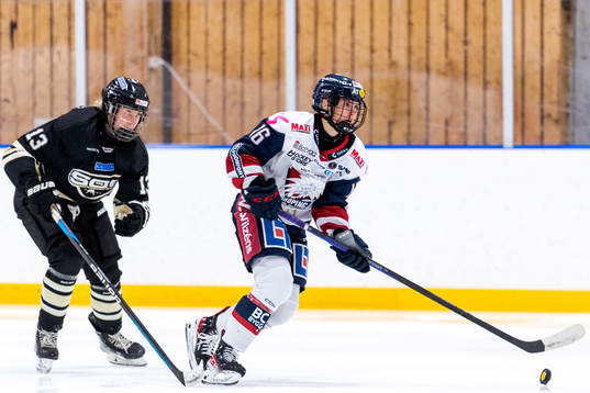 SDEs Hanna Blomqvist och Linköpings Marthe Brunvold