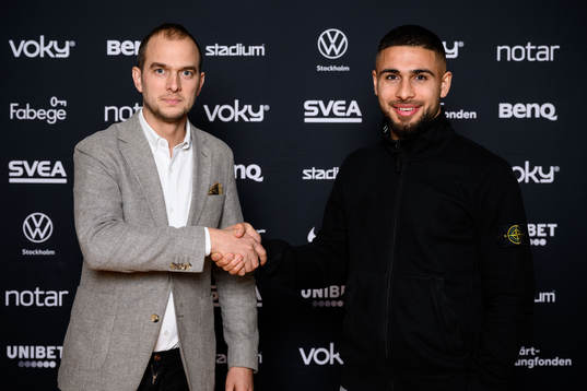 s sportchef Henrik Jurelius och Omar Faraj