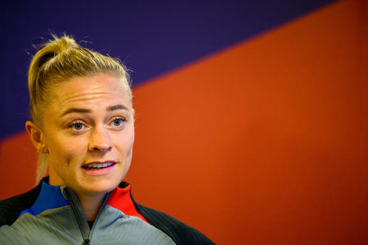 Bläddra bland fler bilder av Football, UEFA Women's Champions League, Barcelona, Press conference 