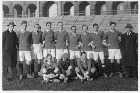 Fotboll, Tekniska högskolans lag. Stockholms