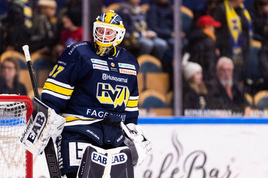 HV71s målvakt Jonas Gunnarsson