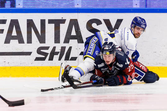 Leksands Oskar Lang och Linköpings Filip Bystedt