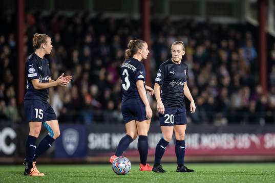 Mia Persson of FC Rosengård looks dejected