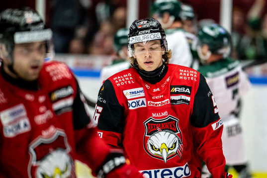Malmö Redhawks Lukas Wernblom  deppar