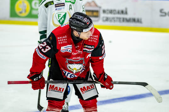 Malmö Redhawks Christoffer Forsberg  deppar