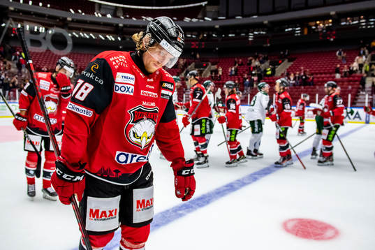Malmö Redhawks Marcus Sylvegård deppar