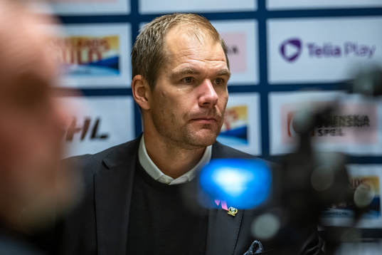 Färjestads huvudtränare Tomas Mitell