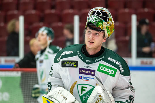 Färjestads målvakt Dennis Hildeby