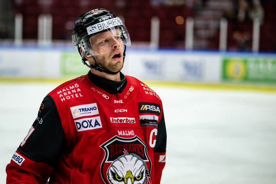 Malmö Redhawks Carl Söderberg deppar