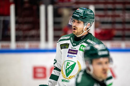 Färjestads August Tornberg  deppar